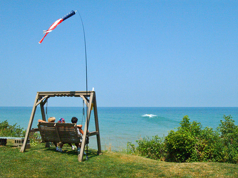 Virginia S Beach Campground Pennsylvania Camping On Lake Erie